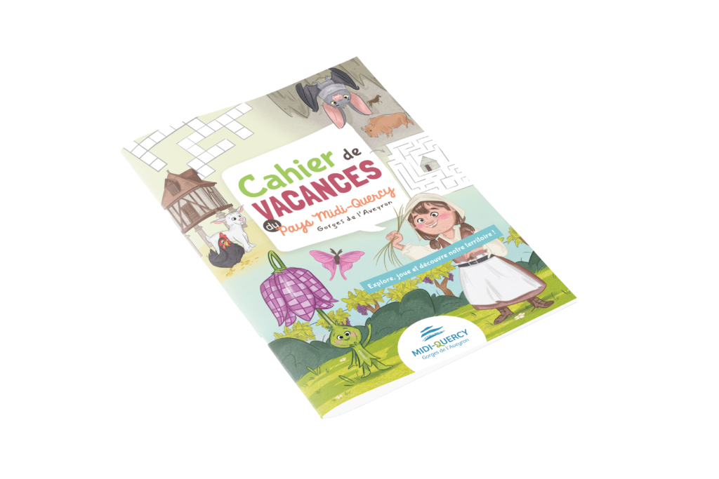 Cahier de vacances du Pays Midi-Quercy et des gorges de l'Aveyron