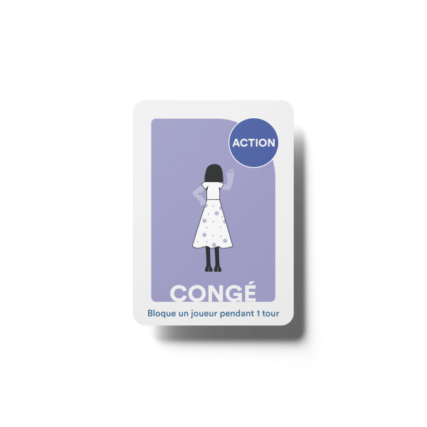 Carte action Congé du jeu Carrière Quest, autre version