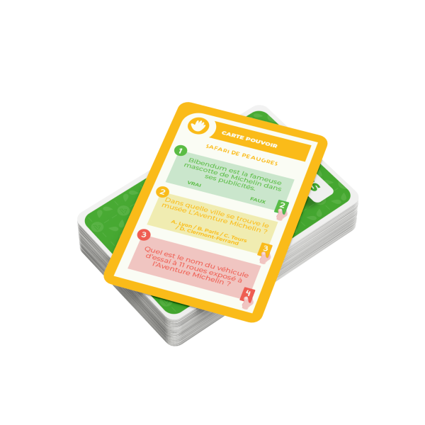 Carte quiz de niveau 3 du jeu 21 Quest