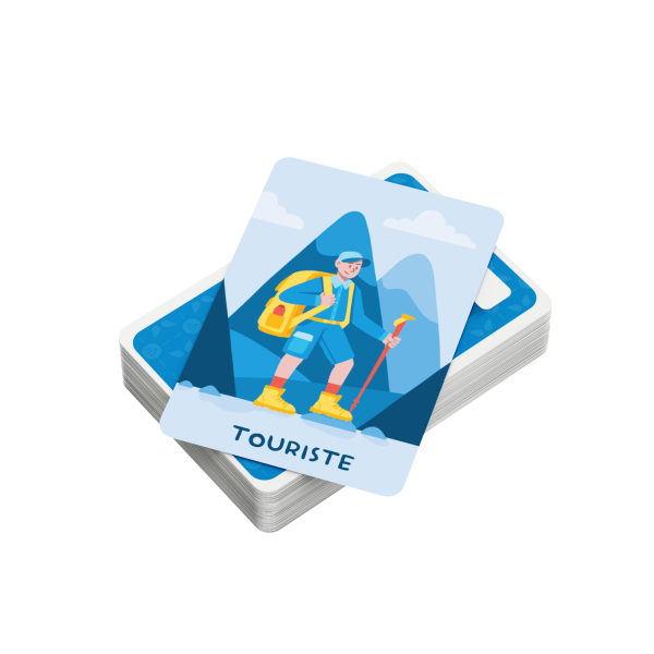 Carte rôle Touriste du jeu de cartes 21 Quest