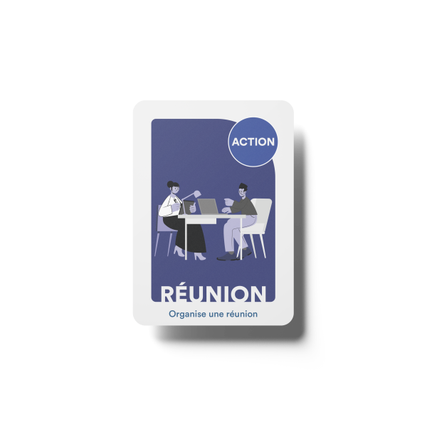 Carte action Réunion du jeu Carrière Quest